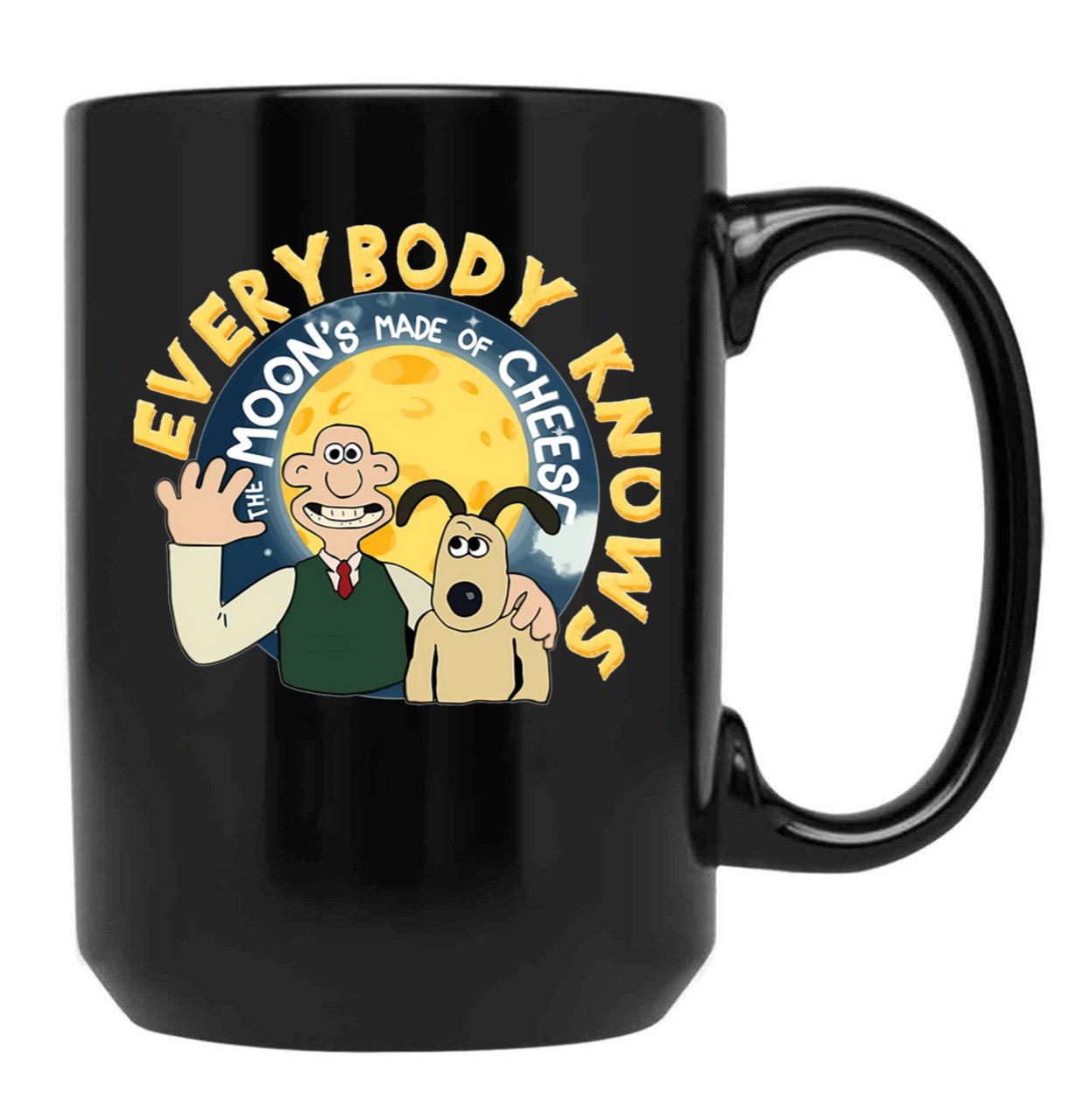 Feathers McGraw Black Coffee Mug, Gift Coffee Mug