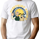 Feathers McGraw Premium Heavyweight Cotton T-Shirt - White