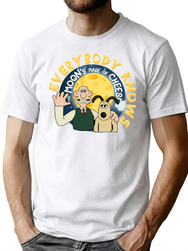 Feathers McGraw Premium Heavyweight Cotton T-Shirt - White