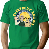 Feathers McGraw Premium Heavyweight Cotton T-Shirt - Green