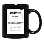 February 4 Swarthy Black Coffee Mug, Gift Coffee Mug - Black