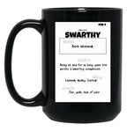 February 4 Swarthy Black Coffee Mug, Gift Coffee Mug