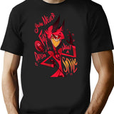 Fictional Characters For Men Women Vintage T-Shirt for Men & Women, T-Shirts Graphic Tee - Black