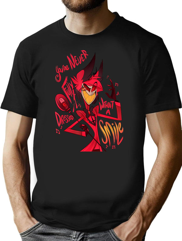 Fictional Characters For Men Women Vintage T-Shirt for Men & Women, T-Shirts Graphic Tee - Black