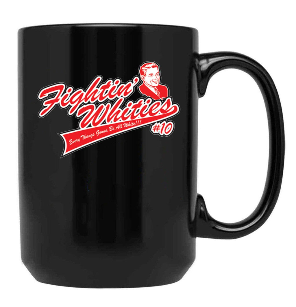 Fighting Whities Black Coffee Mug, Gift Coffee Mug