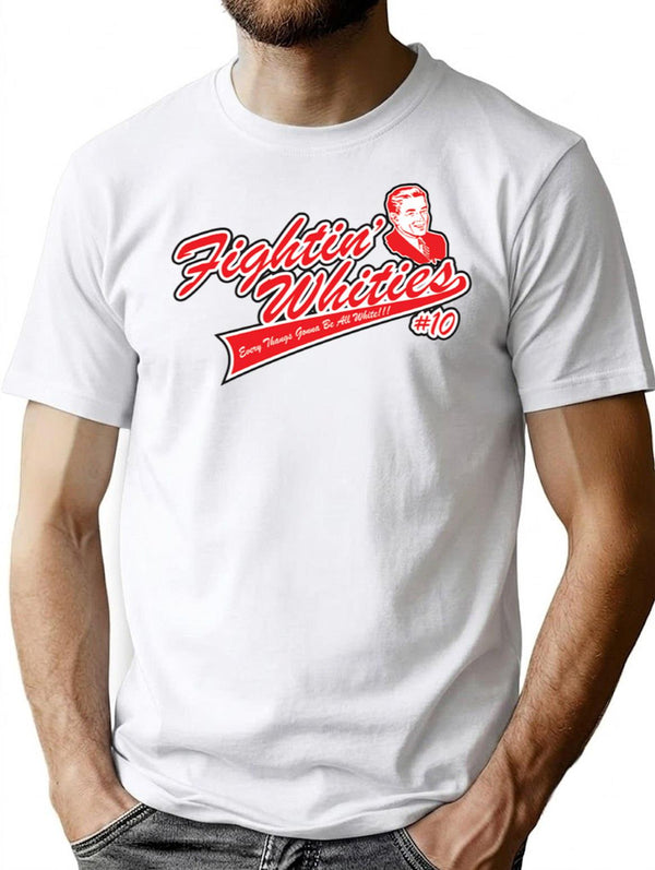 Fighting Whities Premium Heavyweight Cotton T-Shirt - White