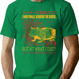 Finally Achieved The Cheese T-Shirt for Men & Women, T-Shirts Graphic Tee - Green