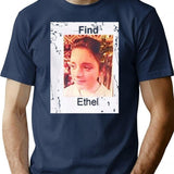 Find Ethel Essential Premium Heavyweight Cotton T-Shirt - Navy