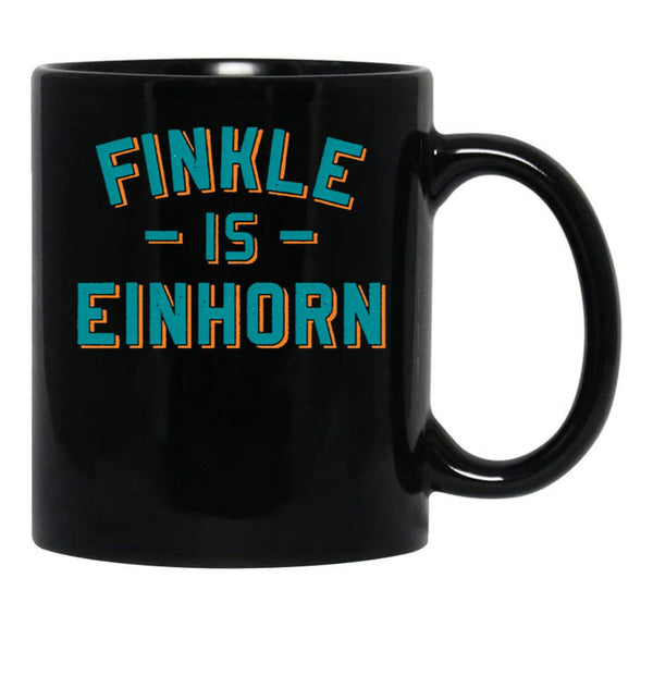 Finkle Is Einhorn Black Coffee Mug, Gift Coffee Mug - Black
