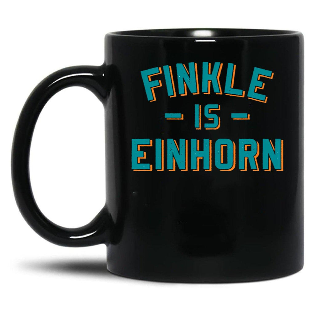 Finkle Is Einhorn Black Coffee Mug, Gift Coffee Mug