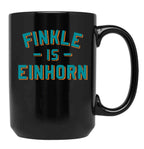 Finkle Is Einhorn Black Coffee Mug, Gift Coffee Mug
