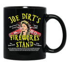 Fireworks Stand Black Coffee Mug - Black