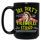 Fireworks Stand Black Coffee Mug