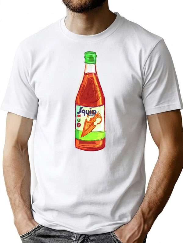 Fish Sauce Blush T-Shirt for Men & Women, T-Shirts Graphic Tee - White