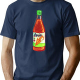 Fish Sauce Blush T-Shirt for Men & Women, T-Shirts Graphic Tee - Navy