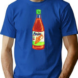 Fish Sauce Blush T-Shirt for Men & Women, T-Shirts Graphic Tee - Blue