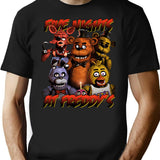 Five Nights At Freddy'S T-Shirt for Men & Women, T-Shirts Graphic Tee - Black