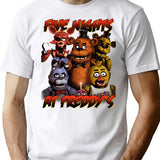 Five Nights At Freddy'S T-Shirt for Men & Women, T-Shirts Graphic Tee - White