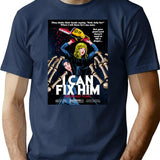 Fix Him T-Shirt for Men & Women, T-Shirts Graphic Tee - Navy