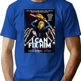 Fix Him T-Shirt for Men & Women, T-Shirts Graphic Tee - Blue
