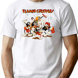 Flamin' Groovies Supersnazz T-Shirt for Men & Women, T-Shirts Graphic Tee - White