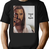 Flood It Again Premium Heavyweight Cotton T-Shirt - Black