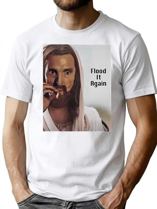 Flood It Again Premium Heavyweight Cotton T-Shirt - White