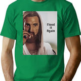 Flood It Again Premium Heavyweight Cotton T-Shirt - Green