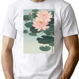 Flowering Water Lily Ohara Koson T-Shirt for Men & Women, T-Shirts Graphic Tee - White
