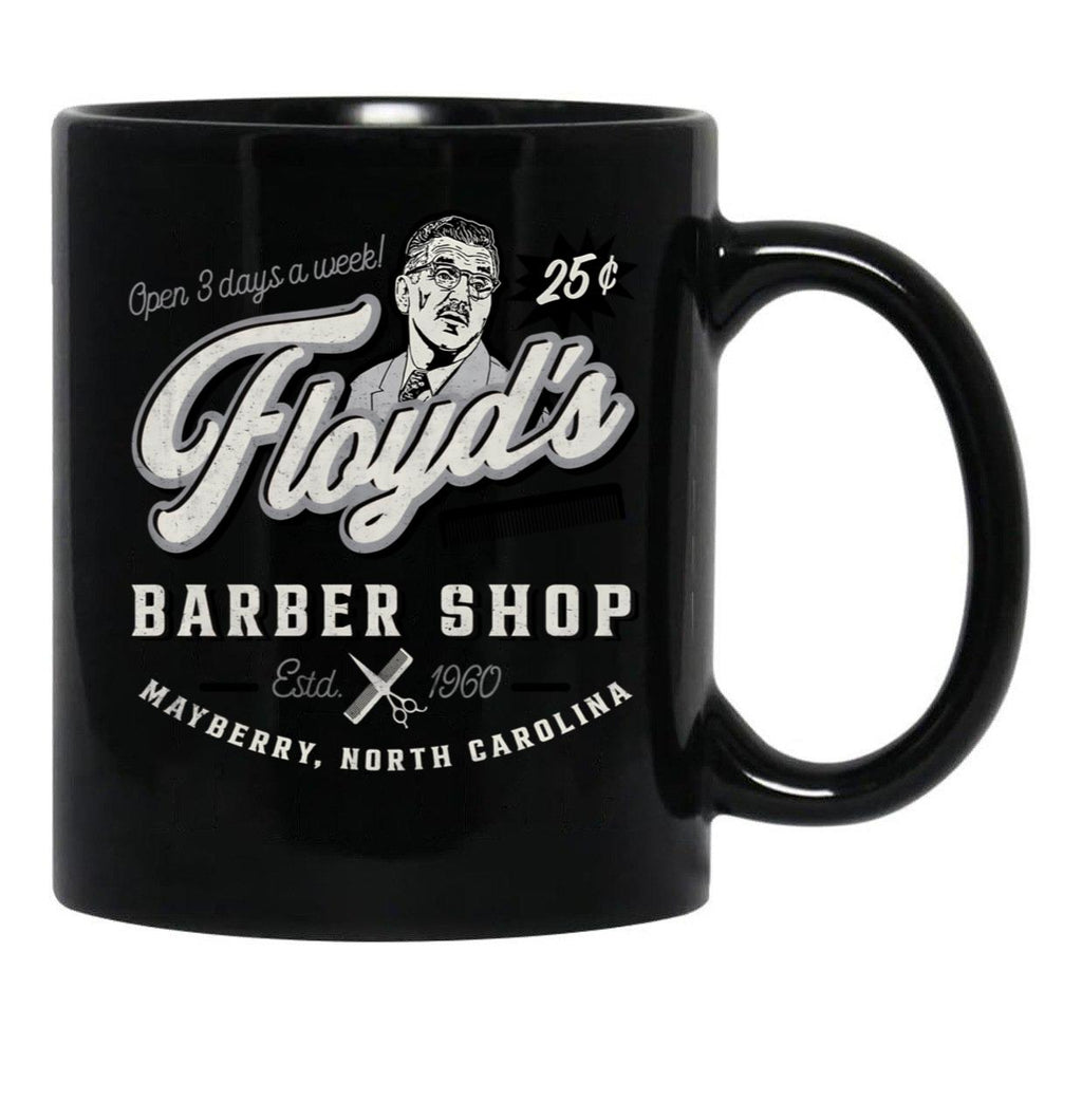 Floyd'S Barber Shop Estd. 1960 Black Coffee Mug, Gift Coffee Mug - Black