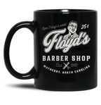 Floyd'S Barber Shop Estd. 1960 Black Coffee Mug, Gift Coffee Mug