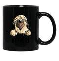 Fluffy Briard Dog - Berger De Brie Black Coffee Mug, Gift Coffee Mug - Black