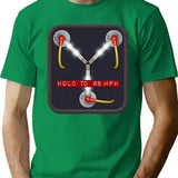 Flux Capacitor T-Shirt for Men & Women, T-Shirts Graphic Tee - Green
