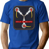 Flux Capacitor T-Shirt for Men & Women, T-Shirts Graphic Tee - Blue