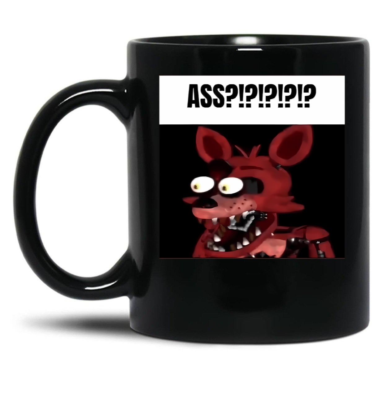 Fnaf Bonnie Balls Meme Black Coffee Mug, Gift Coffee Mug