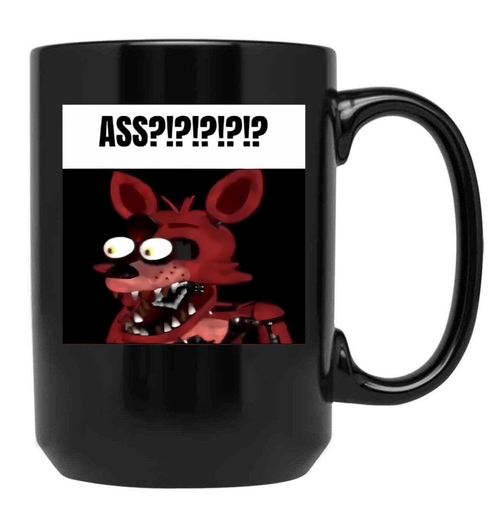 Fnaf Bonnie Balls Meme Black Coffee Mug, Gift Coffee Mug