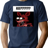 Fnaf Bonnie Balls Meme Premium Heavyweight Cotton T-Shirt - Navy