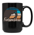 Fontainebleau Mountain Climbing Gift Black Coffee Mug, Gift Coffee Mug