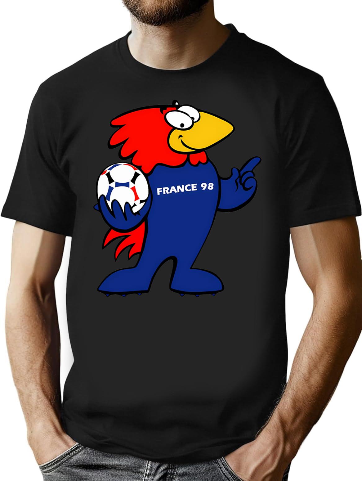 Footix T-Shirt for Men & Women, T-Shirts Graphic Tee - Black