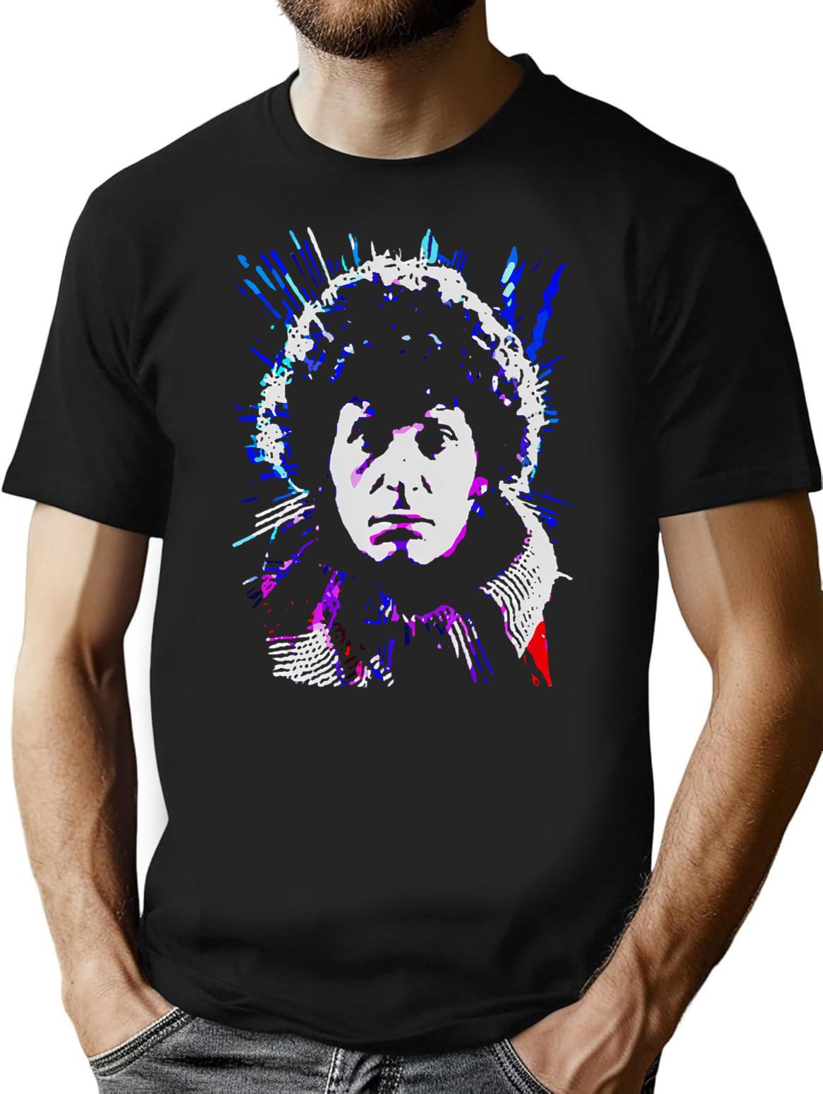 Four T-Shirt for Men & Women, T-Shirts Graphic Tee - Black