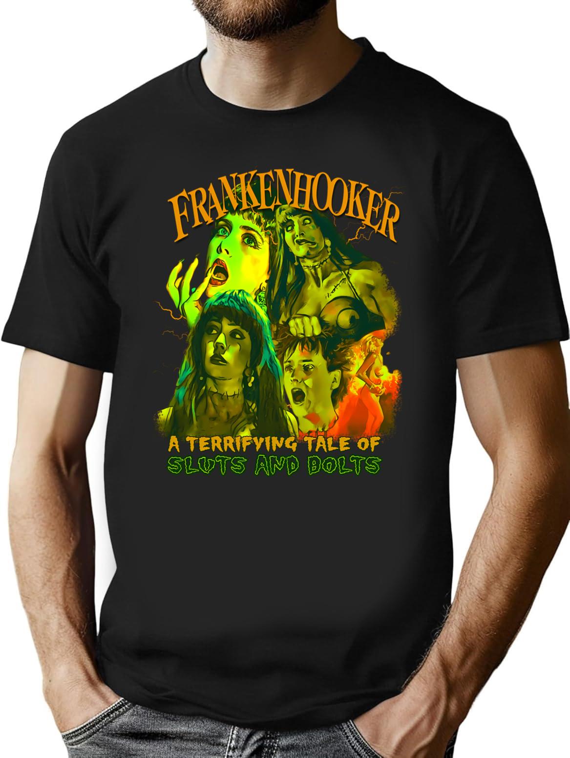 Frankenhooker T-Shirt for Men & Women, T-Shirts Graphic Tee - Black