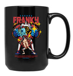 Franky One Piece Black Coffee Mug, Gift Coffee Mug