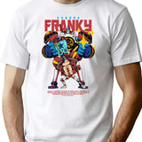 Franky One Piece Premium Heavyweight Cotton T-Shirt - White