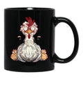 Frazzled Chickens Black Coffee Mug, Gift Coffee Mug - Black