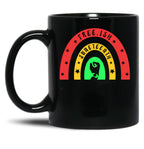 Free-Ish Juneteenth. Black Coffee Mug