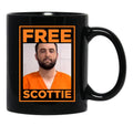 Free Scottie Mug Shot Funny Humour Black Coffee Mug, Gift Coffee Mug - Black