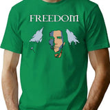 Freeedom T-Shirt for Men & Women, T-Shirts Graphic Tee - Green