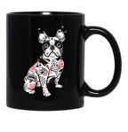 French Bulldog - Bad To The Bone Black Coffee Mug, Gift Coffee Mug - Black