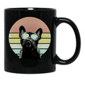 French Bulldog Lovers 80S Style Vintage Black Coffee Mug, Gift Coffee Mug - Black