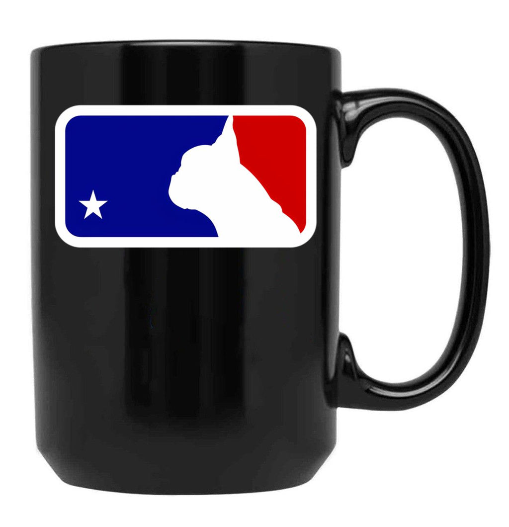 French Bulldog Usa Black Coffee Mug, Gift Coffee Mug
